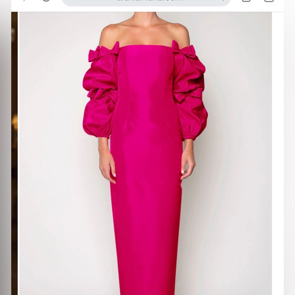 NWT Alexia Maria silk dress, pink, size 8